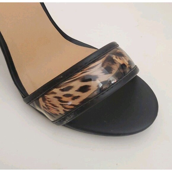 Rare Daisy Fuentes Rosaline Heels DF202418 Black Tortoise Size 8M EUC In Box - Picture 3 of 9